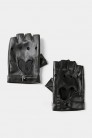 Women's Faux Leather Fingerless Gloves X1181 (601181) - 4