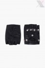 Men's Faux Leather Fingerless Gloves XT184 (601184) - цена