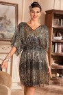 Блестящее нарядное платье с пайетками X5591 (105591) - 3