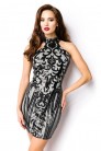 Серебристое платье с блестками A5200 (105200) - оригинальная одежда
