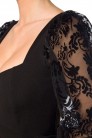Винтажное платье с ажурными рукавами (105559) - оригинальная одежда