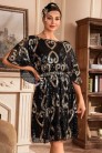 Блискуча сукня з паєтками в стилі 20-х X590 (105590) - оригинальная одежда