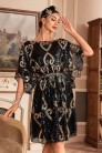 Блискуча сукня з паєтками в стилі 20-х X590 (105590) - 3