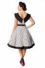 Vintage Swing Polka Dot Dress with Collar (105390) - 3