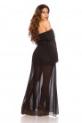 Long Black Off Shoulder Dress KC513 (105513) - 3