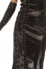 X-Style Leather Snakeskin Midi Dress (105210) - оригинальная одежда