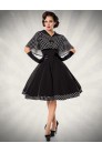 50's Swing Dress with Cape (105214) - 5