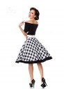 Vintage Off Shoulder Swing Dress (105255) - цена