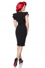 Облегающее черное платье в стиле Ретро (105265) - 3