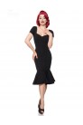 Черное ретро-платье с декольте B267 (105267) - цена
