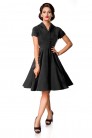 Винтажное черное платье Belsira Premium (105393) - материал