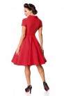 Красное платье Retro B5401 (105401) - 3