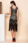 Gatsby Girl Sequin Fringe Dress (105592) - материал