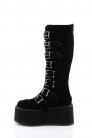 Demonia High Platform Velvet Boots (310039) - цена