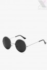 Round Men's & Women's Sunglasses + Pouch (905098) - оригинальная одежда