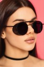 Men's & Women's Sunglasses with Blinkers + Pouch (905157) - 5