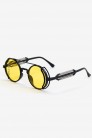 Grunge Punk glasses with yellow lenses + pouch (905168) - цена