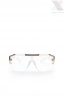 UV400 Clear Square Frame Sunglasses (905109) - материал