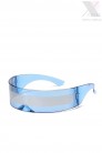Cyberpunk Futuristic Blue Glasses (905149) - оригинальная одежда