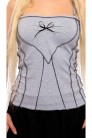Jersey Tank Top with Bow X2136 (102136) - оригинальная одежда