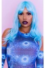 Cosplay Couture Light Blue Long Wig (503027) - материал