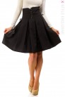 Плиссированная юбка с высокой талией X-Style (107075) - материал