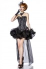 Полупрозрачная юбка-балеринка со шлейфом (107223) - материал
