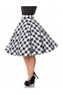 Belsira 50s Plaid Skirt (107125) - 3