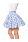 Belsira Summer Plaid Swing Skirt (107128) - 3