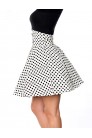 Polka Dot Short Skirt with Corset Belt (107135) - материал