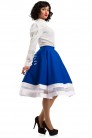 Винтажная синяя юбка X7161 (107161) - цена