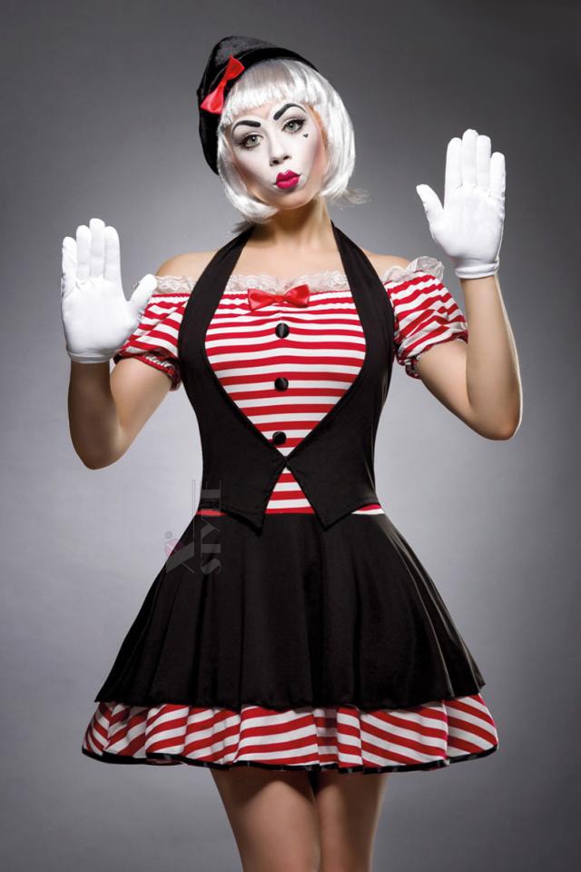Women's Mime Costume M8072