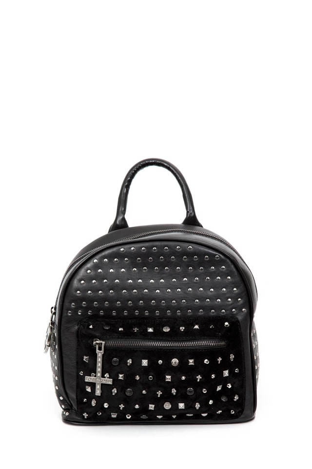 New Rock Leather Studded Backpack