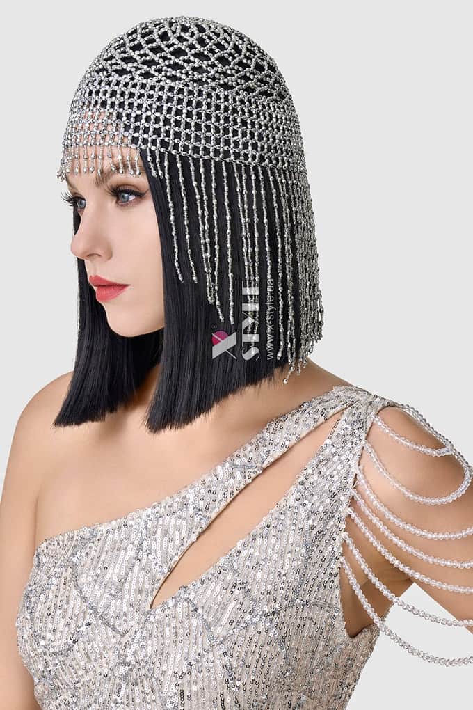 UF-Vintage 1920s Beaded Headdress
