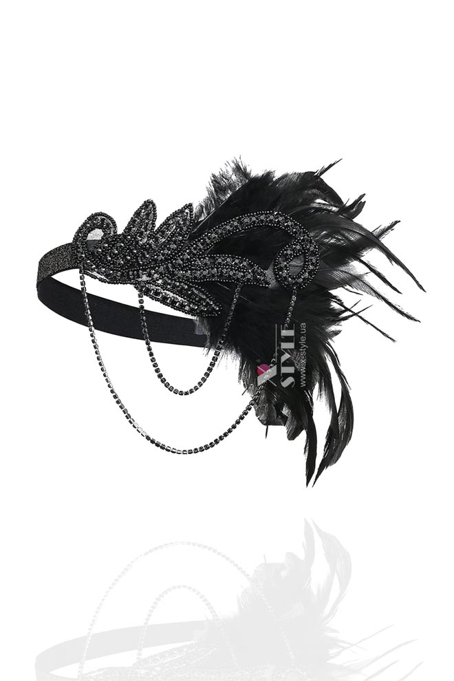 Набор аксессуаров Гэтсби (повязка, серьги, браслет, перчатки)