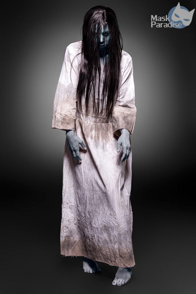 Creepy Girl Carnival Costume (dress, wig)