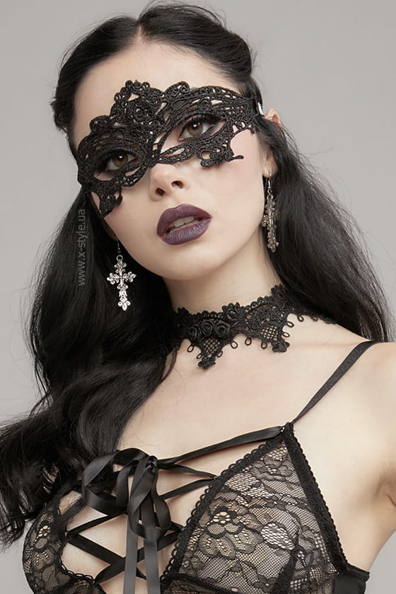 Lace Black Face Mask A1001