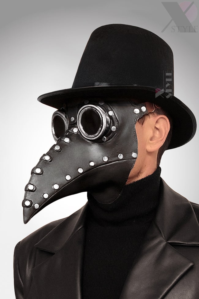 Plague Doctor Set (Mask, Hat, Gloves, Cane)