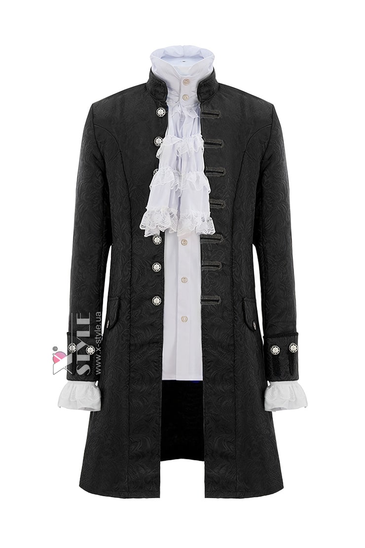 Men's Steampunk Costume Trench Coat