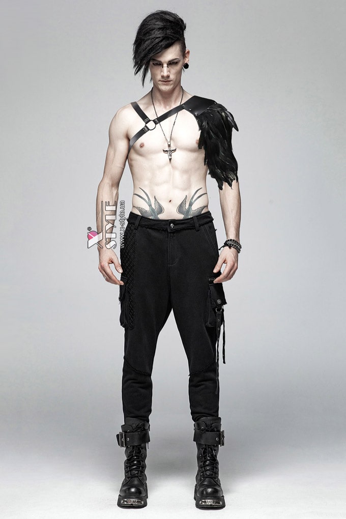 URBEX Black Men's Feather Harness