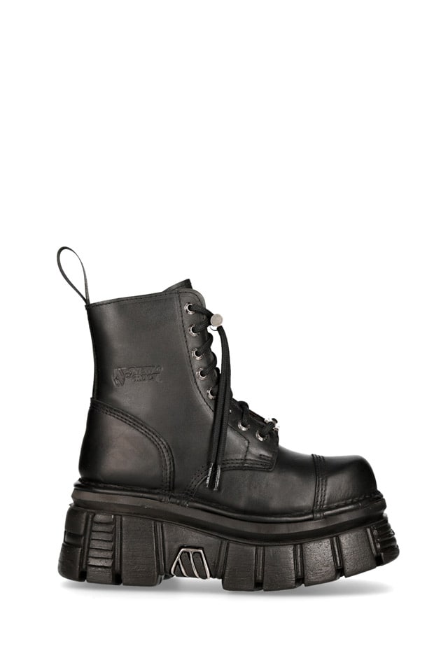 URBAN TOWER Leather High Platform Boots