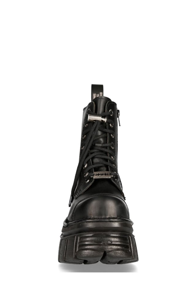 URBAN TOWER Leather High Platform Boots