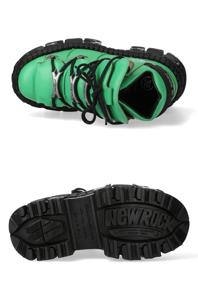 TIMBER VERDE Leather Sneakers with Laces