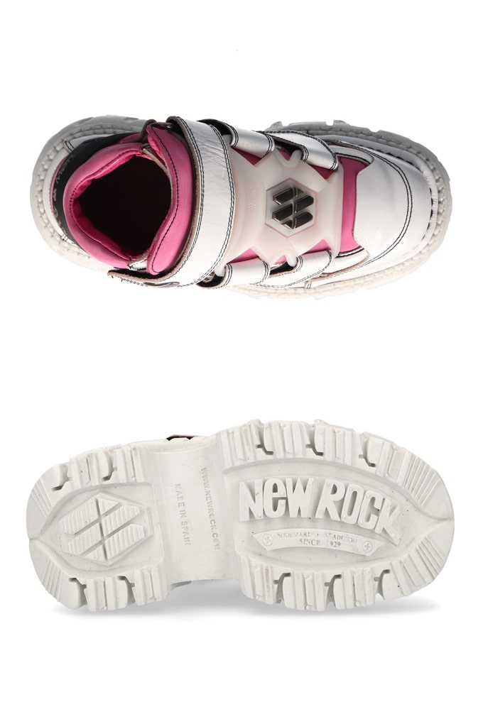 New Rock sneakers with screws (leather + nubuck)