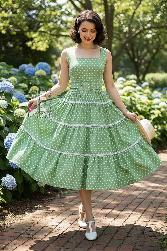 Вінтажна сукня Mint Belle (105351)