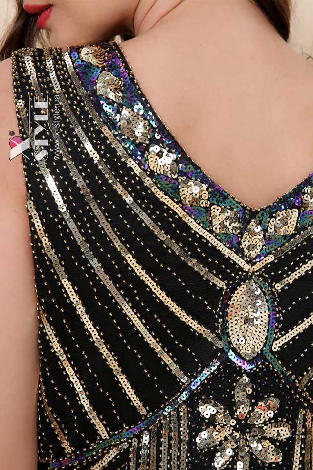 Gatsby Girl Sequin Fringe Dress