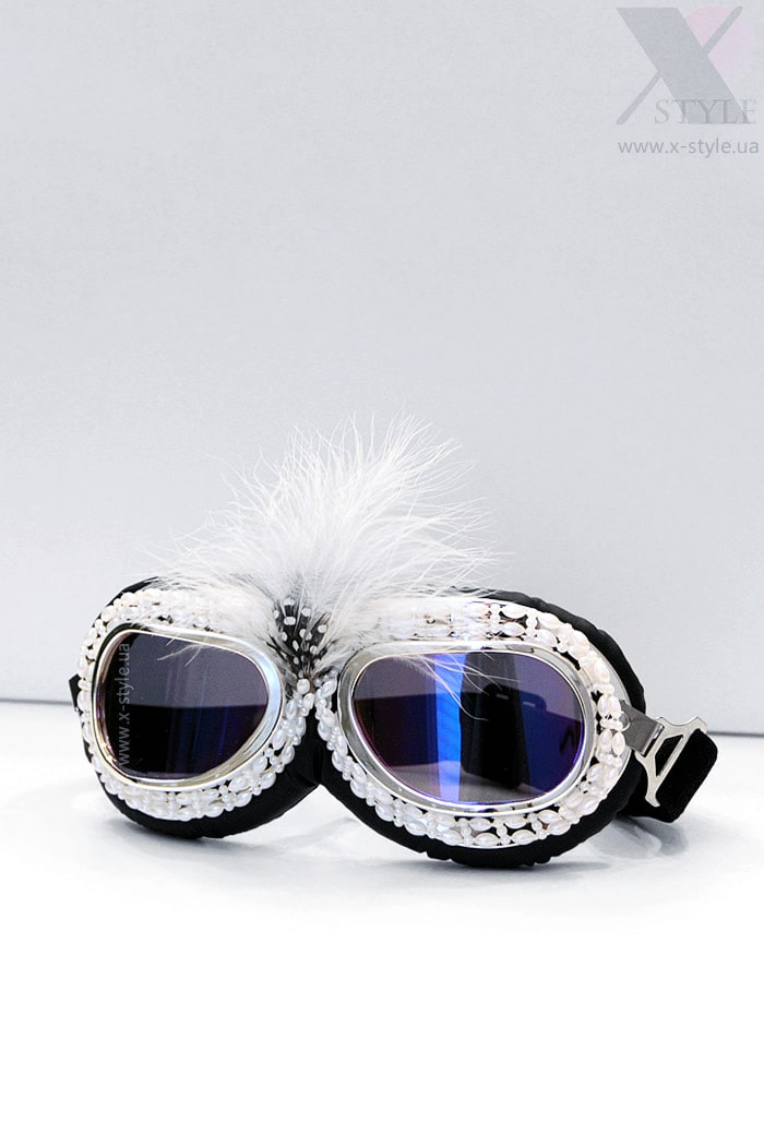 Фестивальні окуляри з тонованими стеклами в стилі Burning Man
