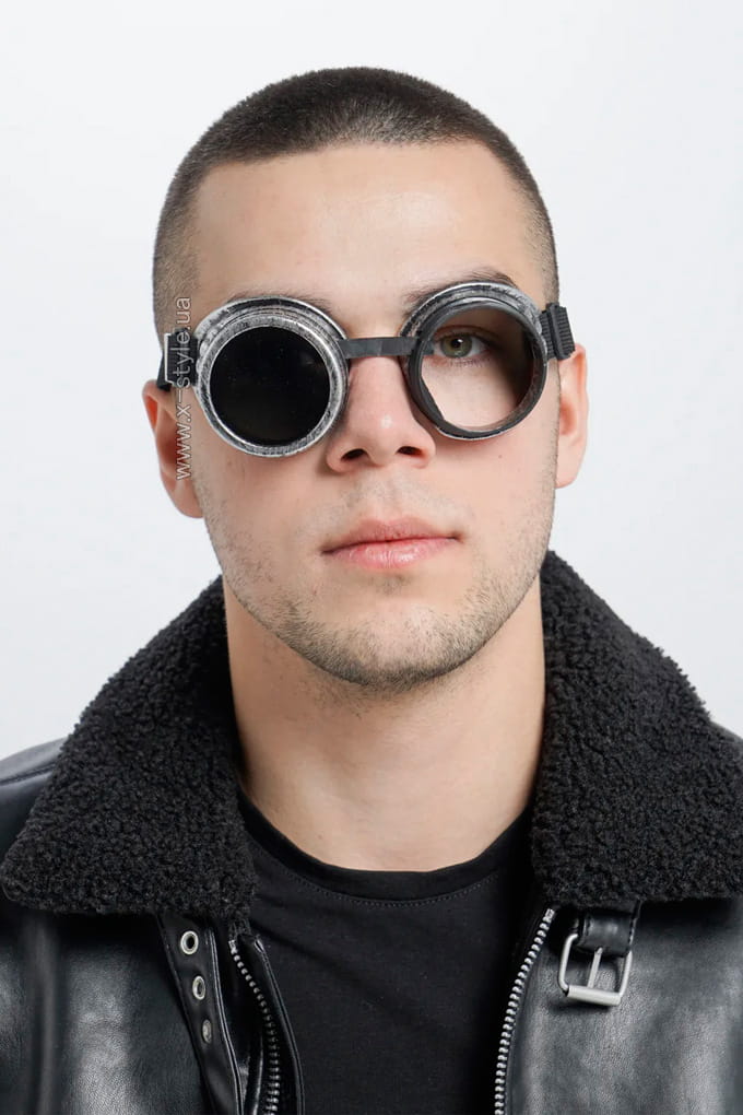 Фестивальные очки-гогглы с двумя комплектами линз