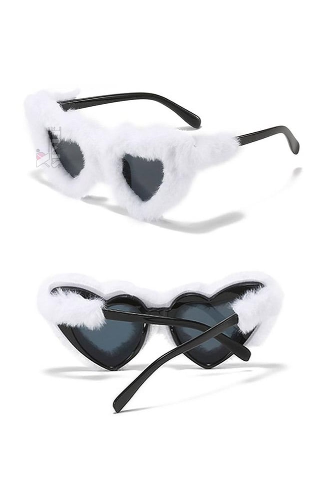 Festival Faux Fur Sunglasses X5151