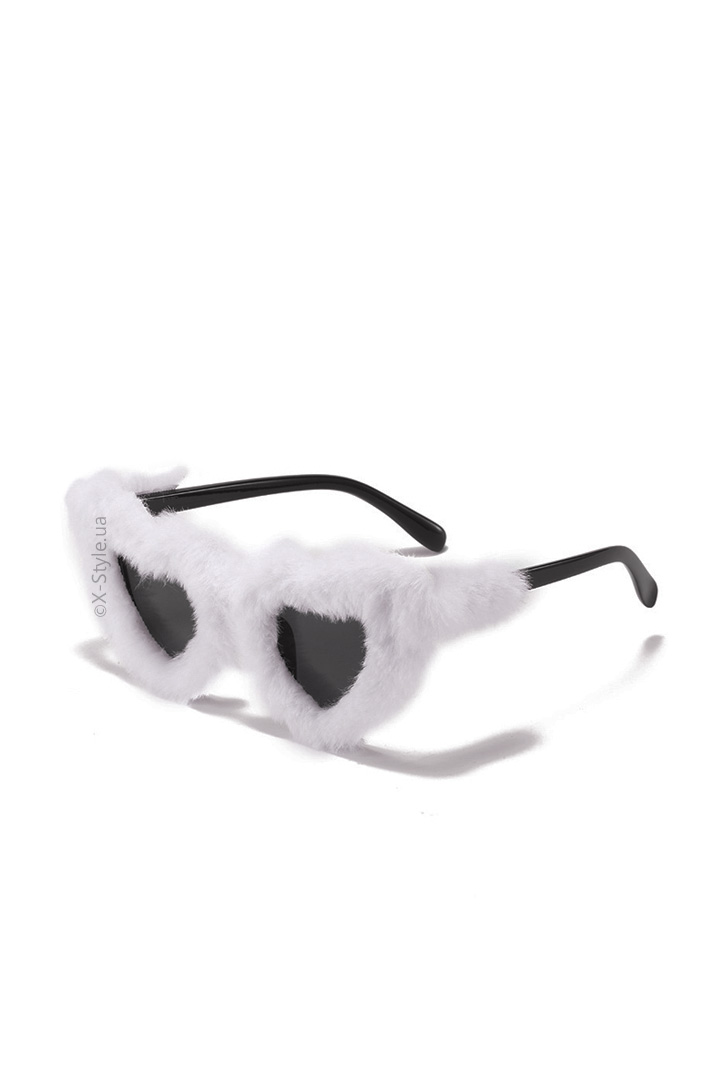 Пушистые очки в фестивальном стиле X5151